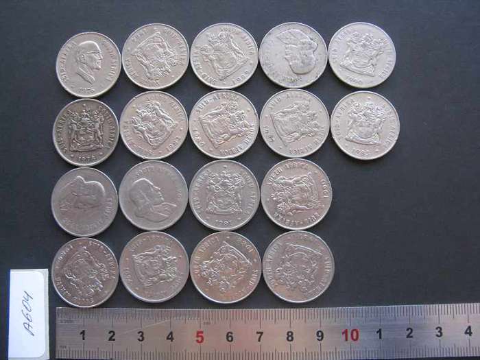 RSA 20c COIN LOT. BID/COIN TO TAKE THE LOT.