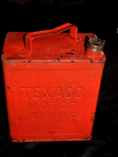 Texaco 2 Gallon Motor Spirit Can