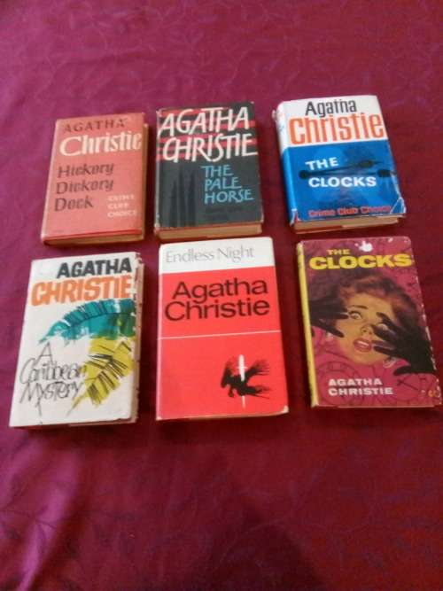 AGATHA CHRISTIE - 5 CRIME CLUB FIRST EDITIONS - 1 BOOK CLUB FIRST EDITION