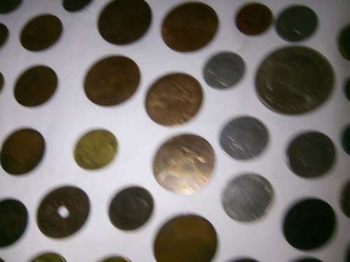 COINS - 52 ASSORTED INTERNATIONAL COINS - ALL GRADES