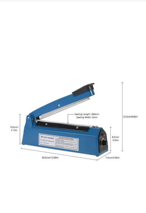 200mm Electric Impulse Sealer for PP/PE Bags Plastic