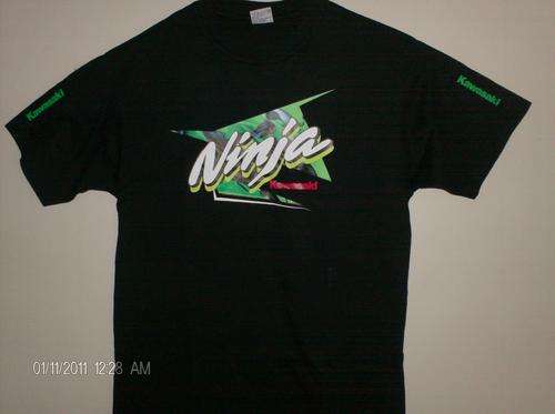 T.SHIRT  (KAWASAKI NINJA)   BLACK