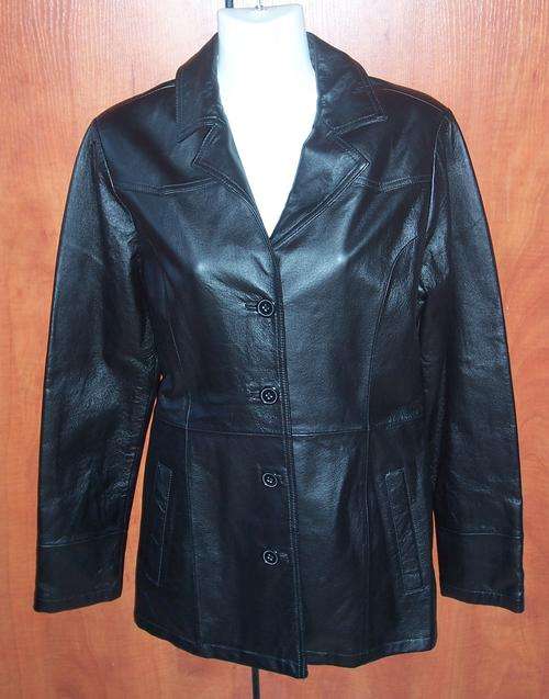 Black Leather Jacket from Truworths