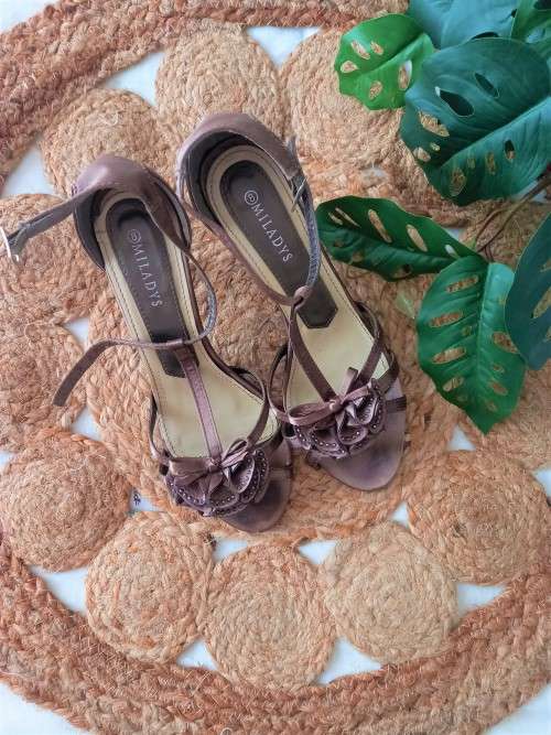 Beautiful Bronze Sandals from Miladys
