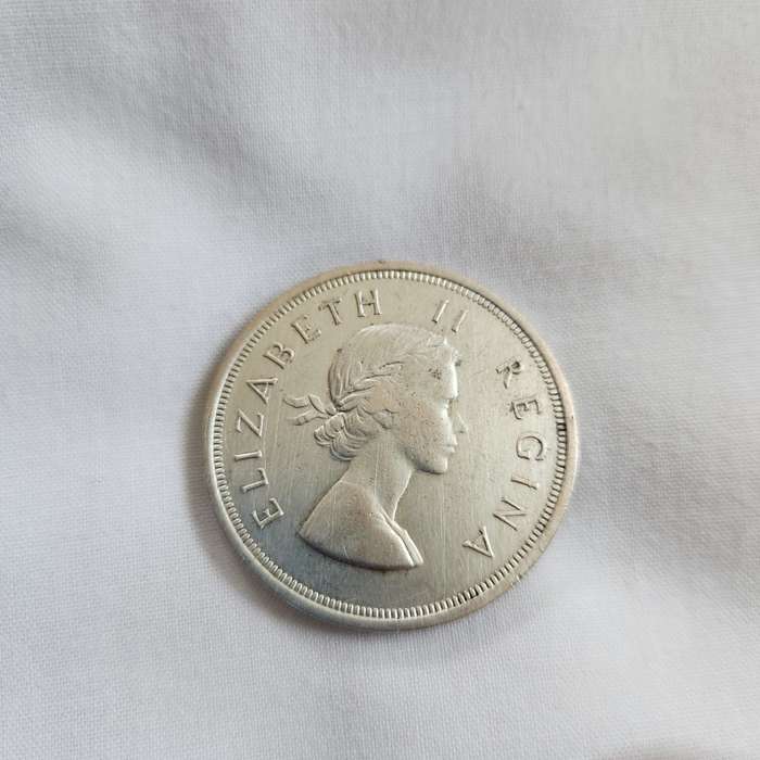 1958 SA 5 Shillings coin