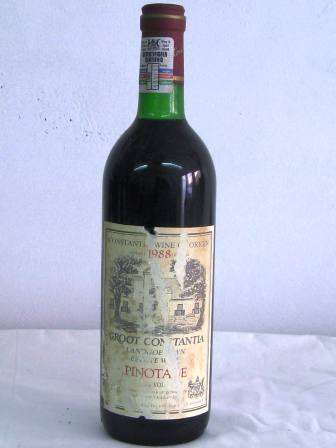 GROOT CONSTANTIA 1988 PINOTAGE - RED WINE