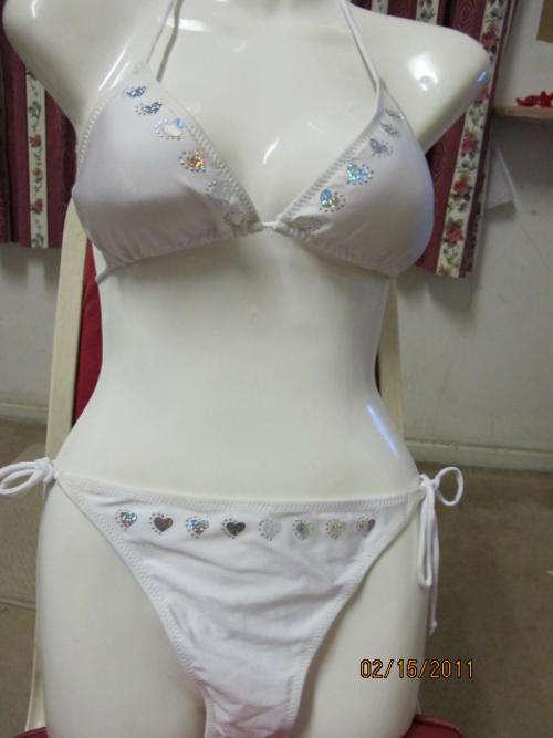 Ladies  fashion  swimwear  white  - fit for size 36
