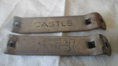 HIGHLY COLLECTIBLE. 2CORIGINAL CASTLE BOTTLE OPENERS. PERFECT TO HANG ON THE WALL OF YOUR PUB.