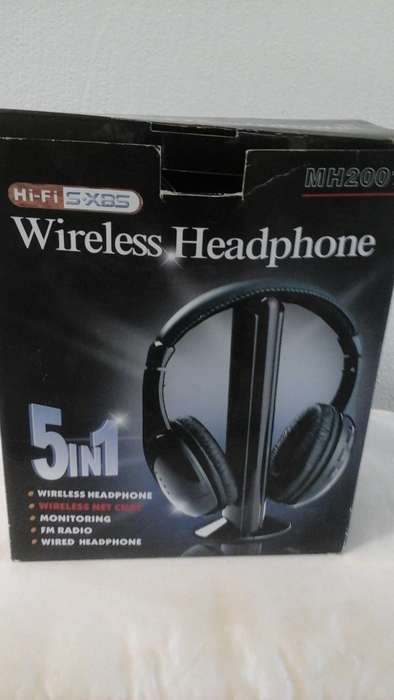 JUST WHAT YOU NEED. A WORKING SET OF HI-FI S.XBS WIRELESS HEADPHONES. STILL IN THERE BOX
