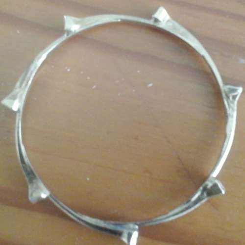 STUNNING BANGLE MADE FROM VINTAGE HORSESHOE NAILS. BEAUTIFUL & UNUSUAL PIECE!