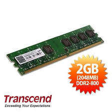 *As New* Transcend 2GB DDR2 800MHz Desktop Ram 240-Pin DIMM Non-ECC