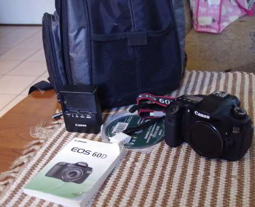 Canon 60D Body only, photos show exact kit on sale, bag etc included