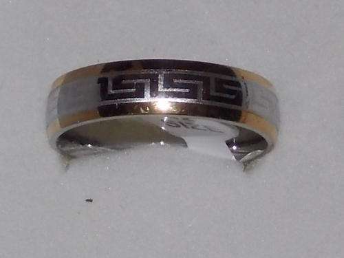 HIGH CLASS TWO TONE GOLD FILLED HIS OR HERS RING SIZE 18,19,20,21&22