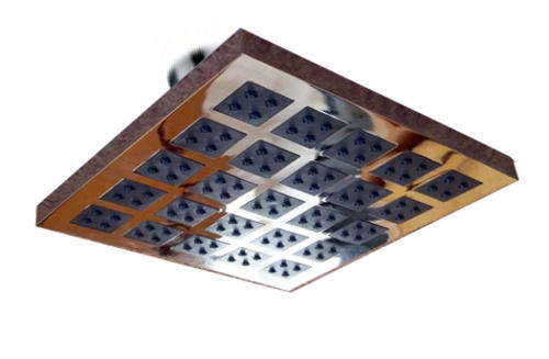 Square Mirror Finish Rainfall Shower Head