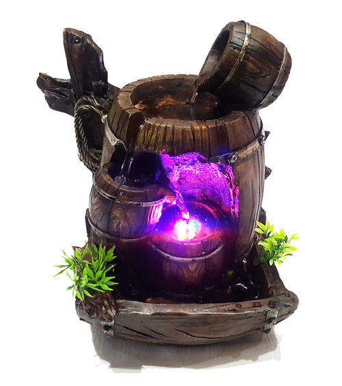 Tabletop Water Fountain With LED Feature
