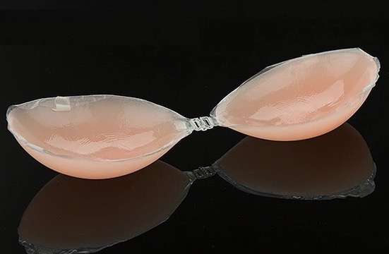 Free bra capable with bra strap silicon bra unbra
