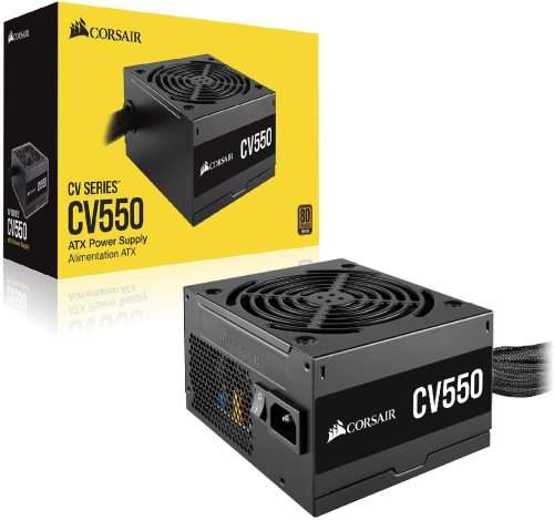 CORSAIR CV550 ** 550w GAMING POWER SUPPLY ** WARRANTY ** GOOD CONDITION **