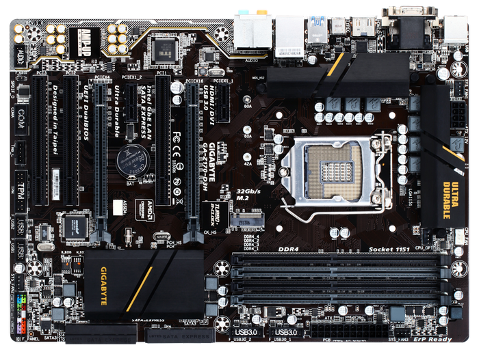 GIGABYTE GA - Z170 - D3H ** GAMING MOTHERBOARD ** EXCELLENT CONDITION ** WARRANTY **