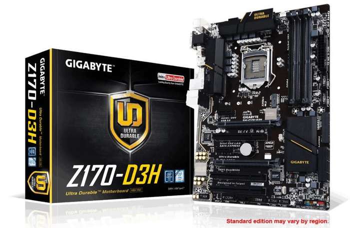 GIGABYTE GA - Z170 - D3H ** GAMING MOTHERBOARD ** EXCELLENT CONDITION ** WARRANTY **