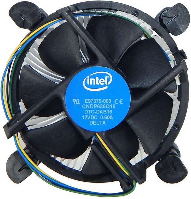 INTEL CPU ALUMINIUM HEATSINK FAN STOCK COOLER ** GOOD CONDITION ** WARRANTY **