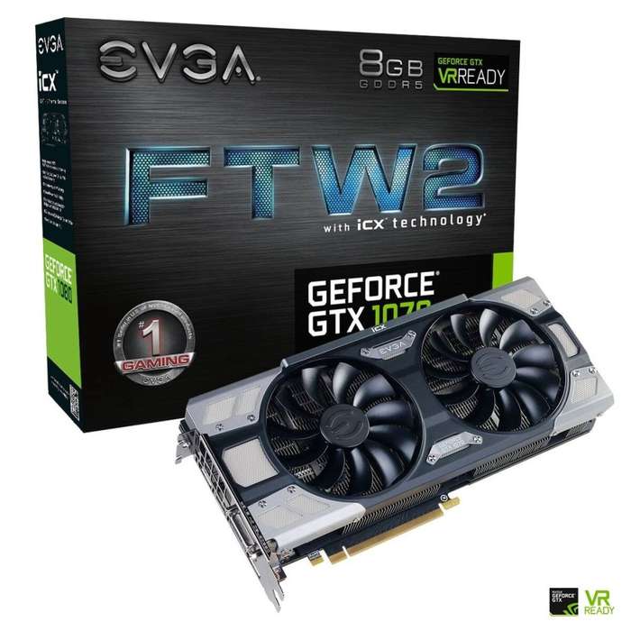 EVGA GTX 1070 FTW2 GAMING iCX 8GB  ** GAMING GRAPHICS CARD ** GOOD CONDITION ** WARRANTY **