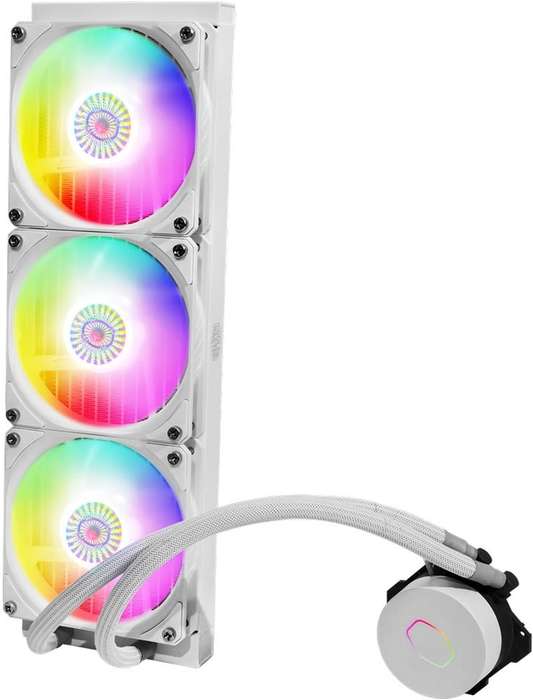 COOLER MASTER MASTERLIQUID ML360L V2 WHITE ** LIQUID CPU COOLING ** GOOD CONDITION ** WARRANTY **