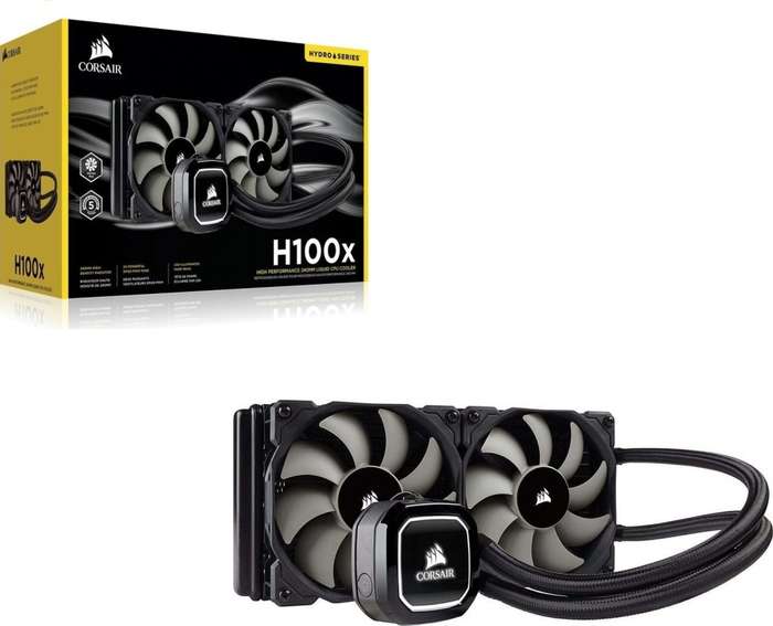 CORSAIR H100X HYDRO SERIES ** HIGH PERFORMANCE CPU COOLER ** GOOD CONDITION ** WARRANTY **