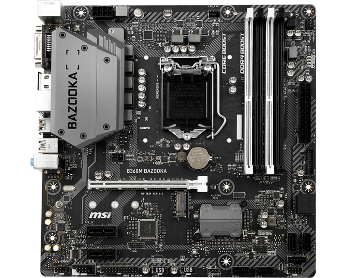 MSI B360M BAZOOKA ** GAMING MOTHERBOARD ** GOOD CONDITION ** WARRANTY **