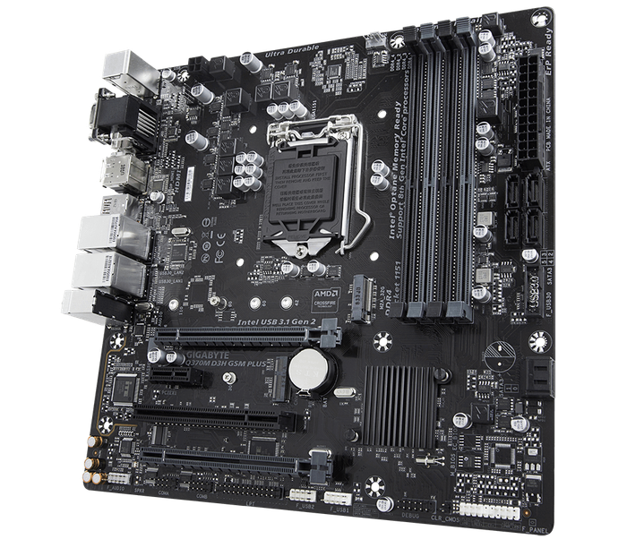 GIGABYTE Q370M D3H GSM PLUS(8TH/9TH GEN) ** GAMING MOTHERBOARD ** GOOD CONDITION ** WARRANTY **