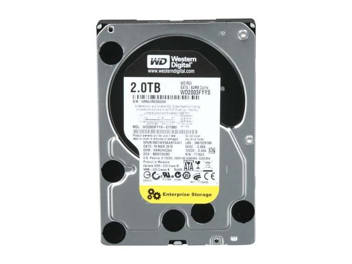 WESTERN DIGITAL BLACK 2TB ** 3.5" DESKTOP HARD DRIVE ** GOOD CONDITION ** WARRANTY **