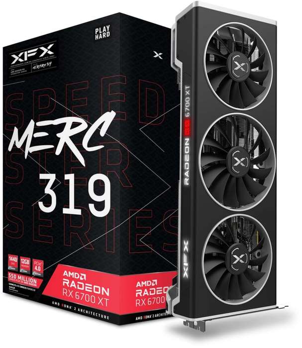 XFX SPEEDSTER MERC 319 RX6700 XT 12GB **HIGH-END GAMING GRAPHICS CARD**EXCELLENT CONDITION**WARRANTY