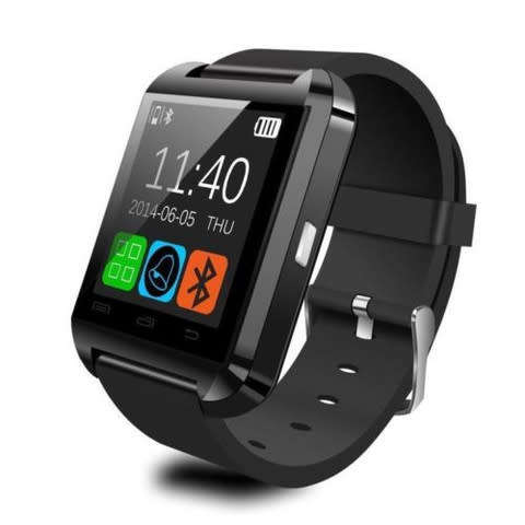 Smart Wrist Watch Phone Mate Bluetooth U80 For Android iPhone IOS,Black,