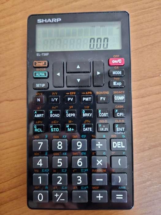 Sharp Business / Financial Calculator EL-738F
