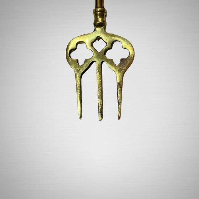 Antique Durham Sanctuary Fireplace Beast Fork - Romanesque Style, Harry Potter Filming Location