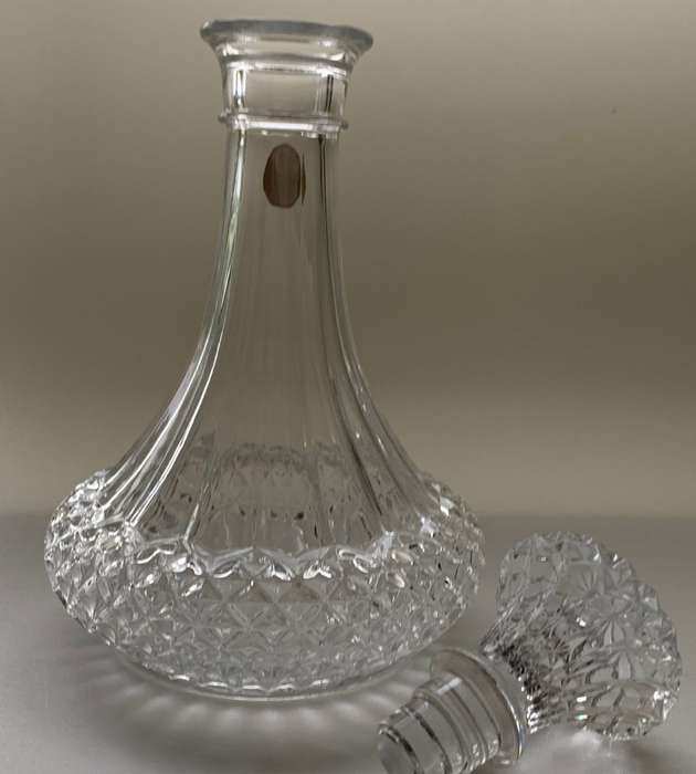 Cristal D`Arques-Durand Longchamp Crystal Decanter - Genuine Lead Crystal, Made in France
