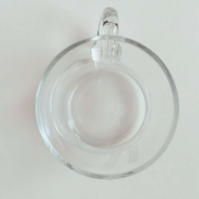 Set of 3 Vintage Crystal Cut Glass Wheat Design Mugs