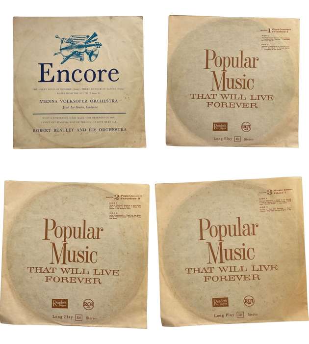 The Reader`s Digest Popular Music That Will Live Forever - 12x LP Vinyl Records Set, 1963