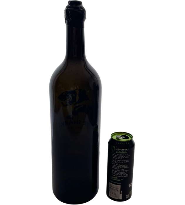 Large 47cm  Rugby Memorabilia: Engraved Sharks Wine Bottle - Tribute to Legends