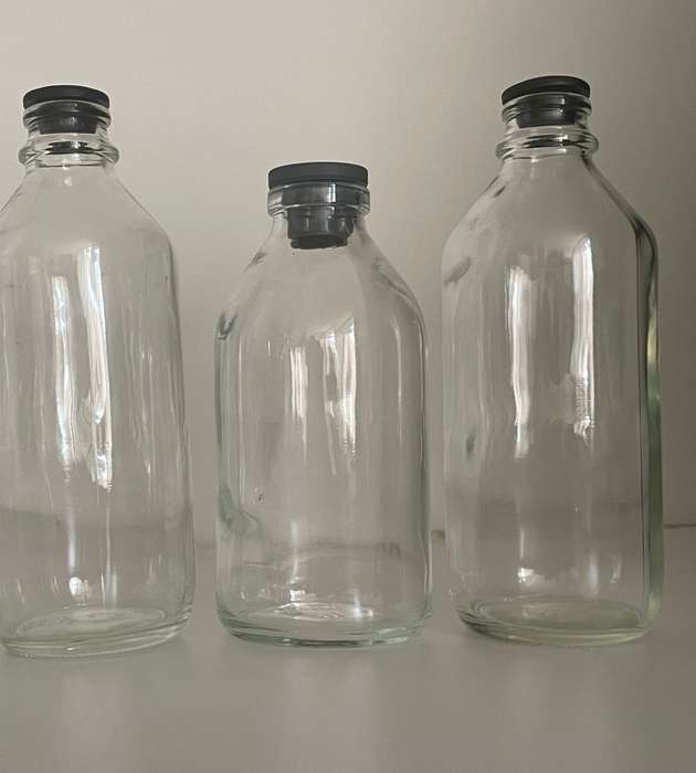 Reduced! Vintage Medical Glass IV Drip Bottles, Abbott Laboratories, Apothecary Collectibles
