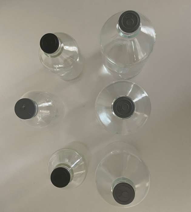 Reduced! Vintage Medical Glass IV Drip Bottles, Abbott Laboratories, Apothecary Collectibles