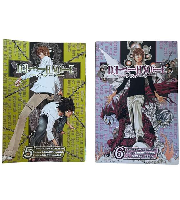 Complete Set of 12 Death Note Paperback Manga Books - Like New Condition
