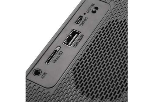 JY28QI Aodasen 2 in 1 Bluetooth Speaker with Wireless Charging Pad for Smartphones with NFC pairing