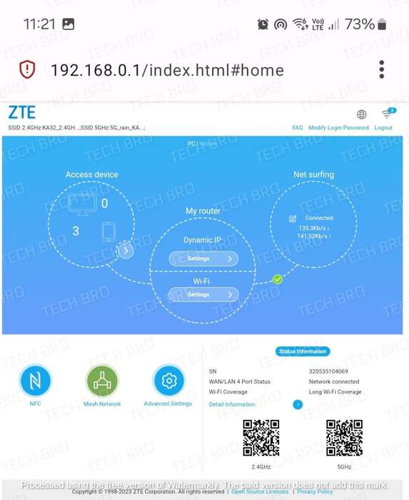 ZTE MC889 5G Unlocked Outdoor WiFi Router (All Networks)