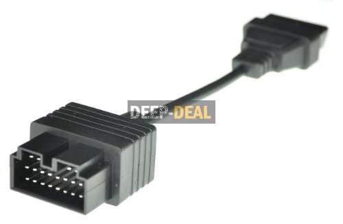 Kia 20 Pin To 16 Pin Car OBD2 Diagnostic Adapter Connector Cable