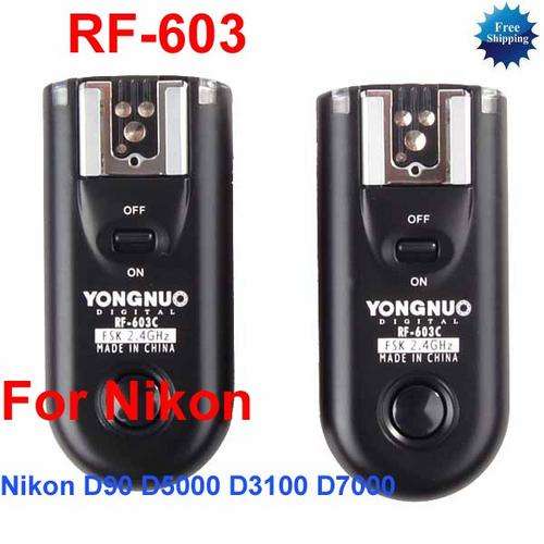 RF-603-n3 Radio Flash Trigger for Nikon D90 D5000 D3100 D7000