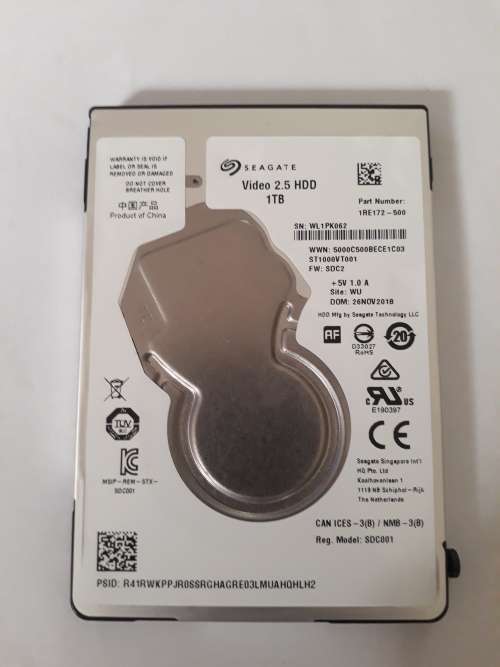 1TB Hard drive