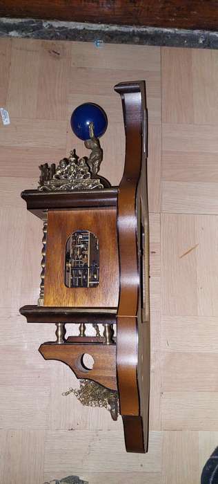 Vintage Dutch Nu Elck Syn Sin Wall Clock