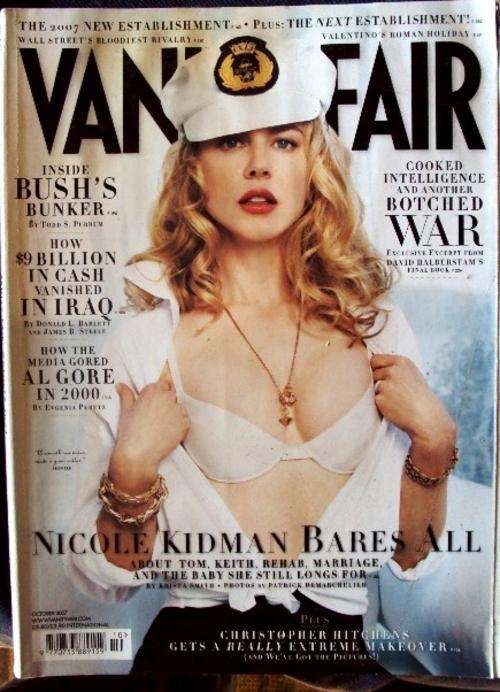 Vanity Fair -  9 magazines from 2007  -R20-00 EACH