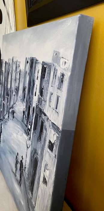 The Old Neighborhood, oil painting