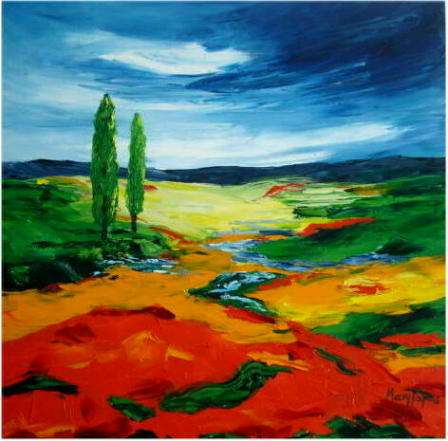 Wild and Wonderful,  oil painting by Mary Papas, Weekend special!!